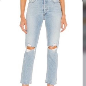 Agolde Riley High Rise Straight Crop Size 31